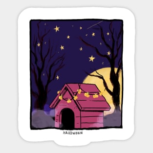 The Red Dog House - Halloween Edition Sticker